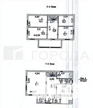 Дом 140м², 2-этажный, участок 10 сот.  