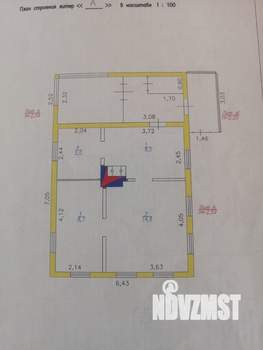 Дом 52м², 1-этажный, участок 7 сот.  