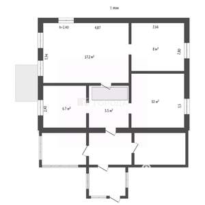 Дом 65м², 2-этажный, участок 7 сот.  