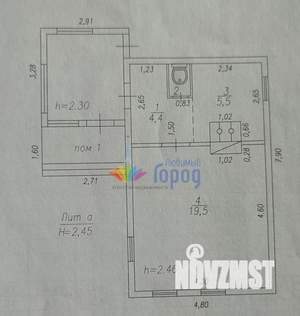 Дом 30м², 1-этажный, участок 6 сот.  