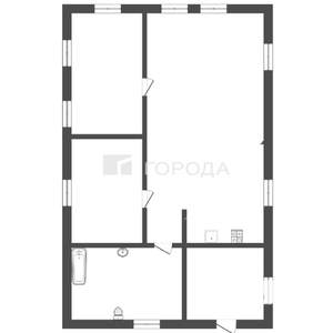 Дом 60м², 1-этажный, участок 7 сот.  