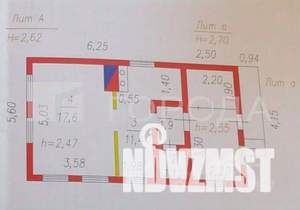 Дом 32м&sup2;, 1-этажный, участок 8 сот.  