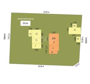 Дом 26м², 1-этажный, участок 10 сот.  