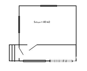 Дом 40м&sup2;, 2-этажный, участок 8 сот.  