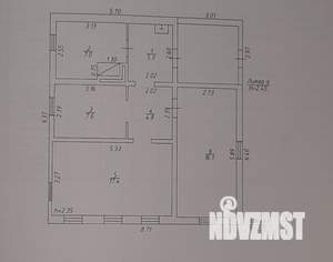 Дом 60м², 1-этажный, участок 6 сот.  