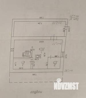 Дом 71м&sup2;, 2-этажный, участок 6 сот.  