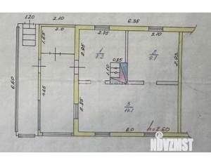 Дом 62м², 2-этажный, участок 5 сот.  