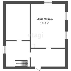 Дом 109м², 2-этажный, участок 7 сот.  