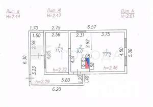 Дом 38м², 1-этажный, участок 19 сот.  