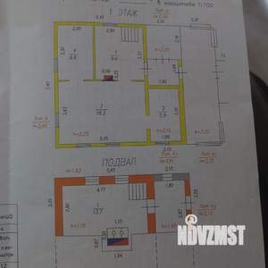 Дом 54м², 2-этажный, участок 10 сот.  