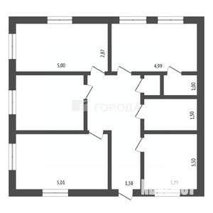 Дом 95м&sup2;, 1-этажный, участок 12 сот.  