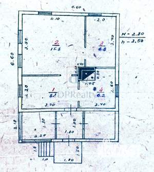 Дом 37м², 1-этажный, участок 7 сот.  