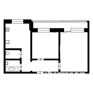 2-к квартира, на длительный срок, 45м2, 3/5 этаж