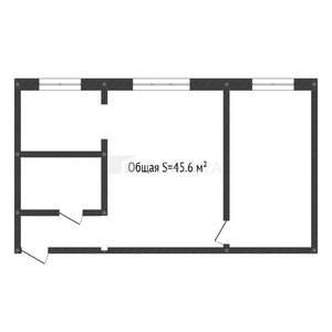 2-к квартира, на длительный срок, 46м2, 2/5 этаж