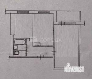 2-к квартира, на длительный срок, 43м2, 3/9 этаж