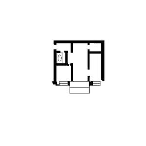 2-к квартира, на длительный срок, 43м2, 2/5 этаж