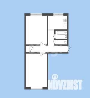 2-к квартира, на длительный срок, 48м2, 1/5 этаж