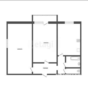 2-к квартира, на длительный срок, 52м2, 8/9 этаж