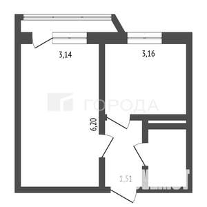 1-к квартира, на длительный срок, 38м2, 2/16 этаж