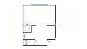 1-к квартира, на длительный срок, 23м2, 5/5 этаж