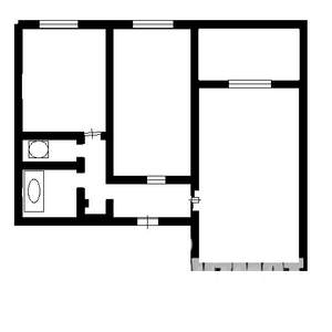 2-к квартира, на длительный срок, 45м2, 8/9 этаж