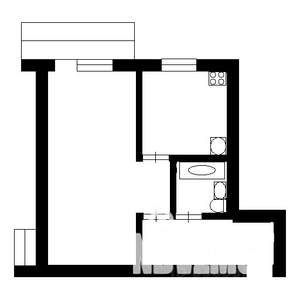 1-к квартира, на длительный срок, 35м2, 2/5 этаж