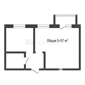 1-к квартира, на длительный срок, 37м2, 9/9 этаж