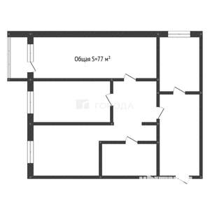 3-к квартира, на длительный срок, 77м2, 18/18 этаж