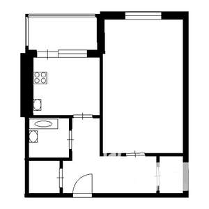 1-к квартира, на длительный срок, 40м2, 3/9 этаж