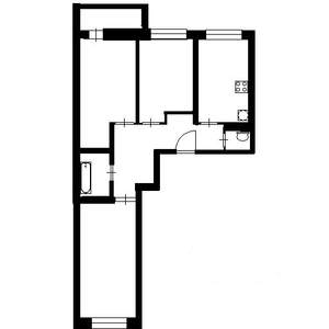 2-к квартира, на длительный срок, 45м2, 2/5 этаж