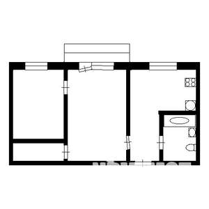 2-к квартира, на длительный срок, 61м2, 4/5 этаж