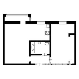2-к квартира, на длительный срок, 46м2, 4/9 этаж