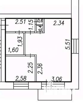 1-к квартира, на длительный срок, 30м2, 3/5 этаж