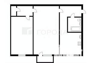 2-к квартира, на длительный срок, 43м2, 3/5 этаж