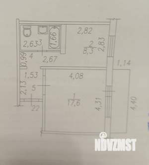 1-к квартира, на длительный срок, 36м2, 5/9 этаж