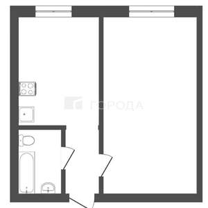 1-к квартира, вторичка, 38м2, 4/18 этаж
