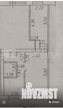 2-к квартира, вторичка, 41м2, 3/5 этаж