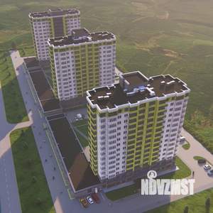 3-к квартира, строящийся дом, 77м2, 6/15 этаж