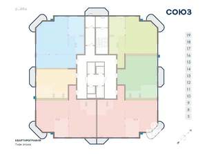 3-к квартира, вторичка, 105м2, 12/25 этаж