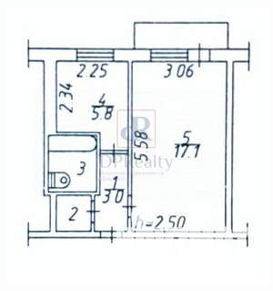 1-к квартира, вторичка, 31м2, 2/5 этаж