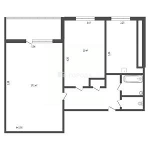 2-к квартира, вторичка, 43м2, 4/9 этаж
