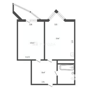 2-к квартира, вторичка, 49м2, 5/14 этаж