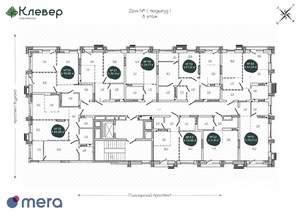 2-к квартира, вторичка, 36м2, 8/12 этаж