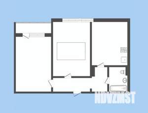 2-к квартира, вторичка, 44м2, 9/9 этаж