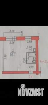 1-к квартира, вторичка, 36м2, 4/5 этаж