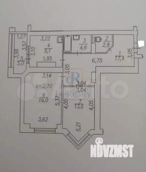2-к квартира, вторичка, 72м2, 15/16 этаж