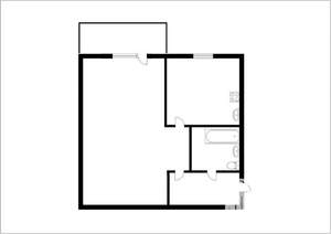 1-к квартира, вторичка, 31м2, 5/5 этаж