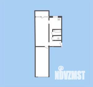 2-к квартира, вторичка, 46м2, 5/5 этаж