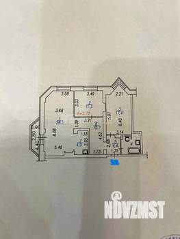 3-к квартира, вторичка, 83м2, 8/14 этаж