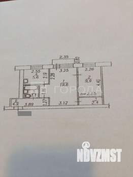2-к квартира, вторичка, 46м2, 2/3 этаж